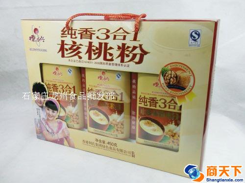 礼盒 德力兴 纯香3合1核桃粉