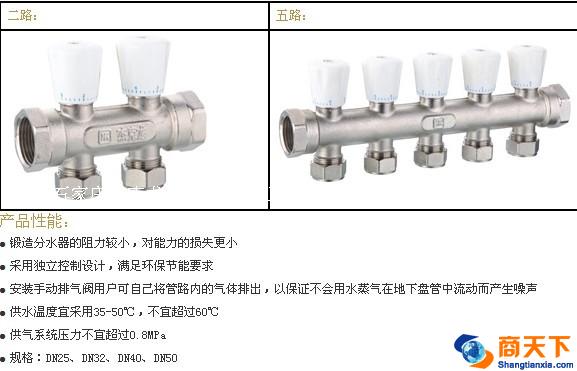 彩虹系列601分集水器2
