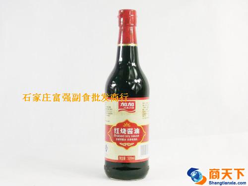 500ml加加红烧酱油 1×12瓶