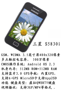 河北富强通讯 三星S5830i