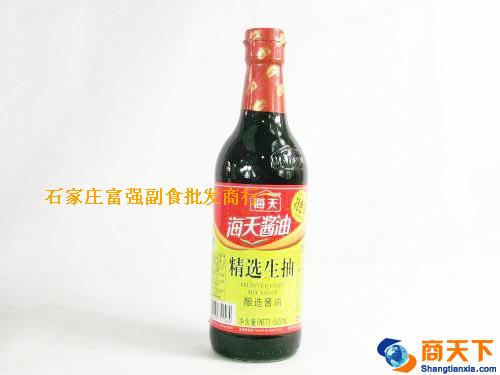 500ml海天精选生抽 1×12瓶