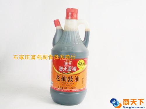 800ml海天老抽鼓油 1×12桶