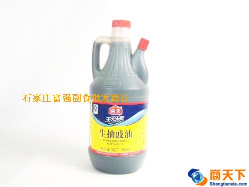 800ml海天生抽鼓油 1×12桶