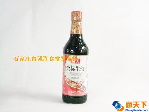 500ml海天金标生抽 1×12瓶