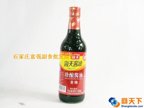 500ml海天酱油老抽 1×12瓶