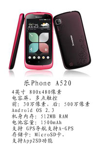 河北恒丰国产乐Phone A520