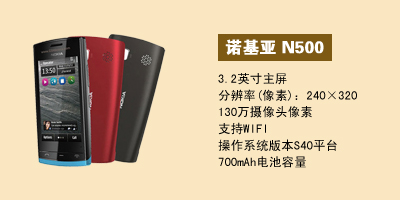 河北天宇通讯 诺基亚N500