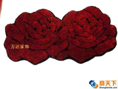 亮丝玫瑰花系列地毯