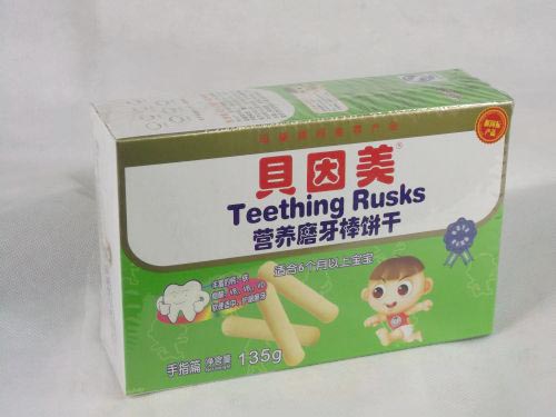 贝因美营养磨牙棒饼干 135g