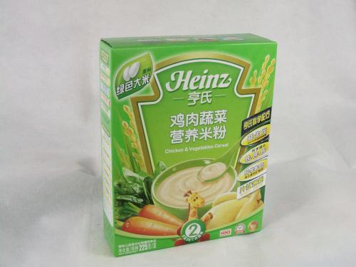 亨氏鸡肉蔬菜营养米粉 225g