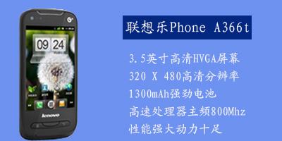 联想移动通信科技有限公司 联想A366t