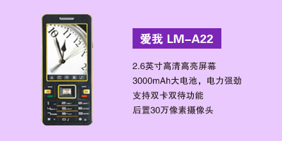 石家庄汇丰通讯电器有限公司 爱我LM-A22