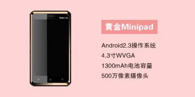 长虹河北分公司 黄金Minipad