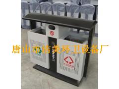 铁板冲孔垃圾桶