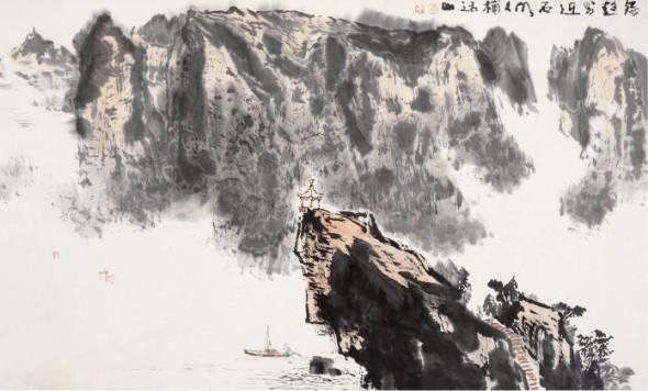 国画作品 山水