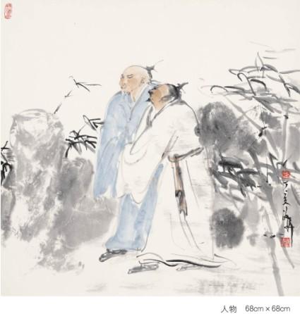 国画作品 人物